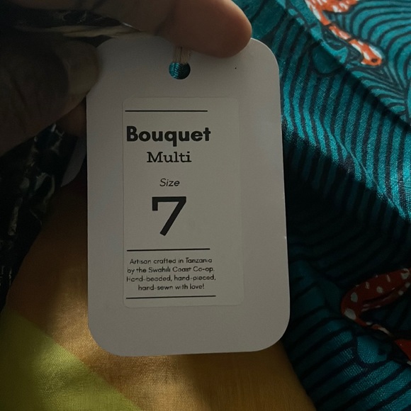 Bouquet Multicolored Beaded Leather Sandal - Picture 5 of 6